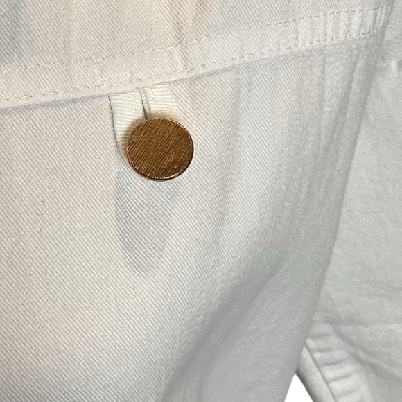 Vintage EJM Limited White Cotton Nautical Style Short Sleeve Dress, Size 8 - Picture 8 of 15